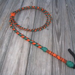 8ft bullwhip, fancy plaited grip